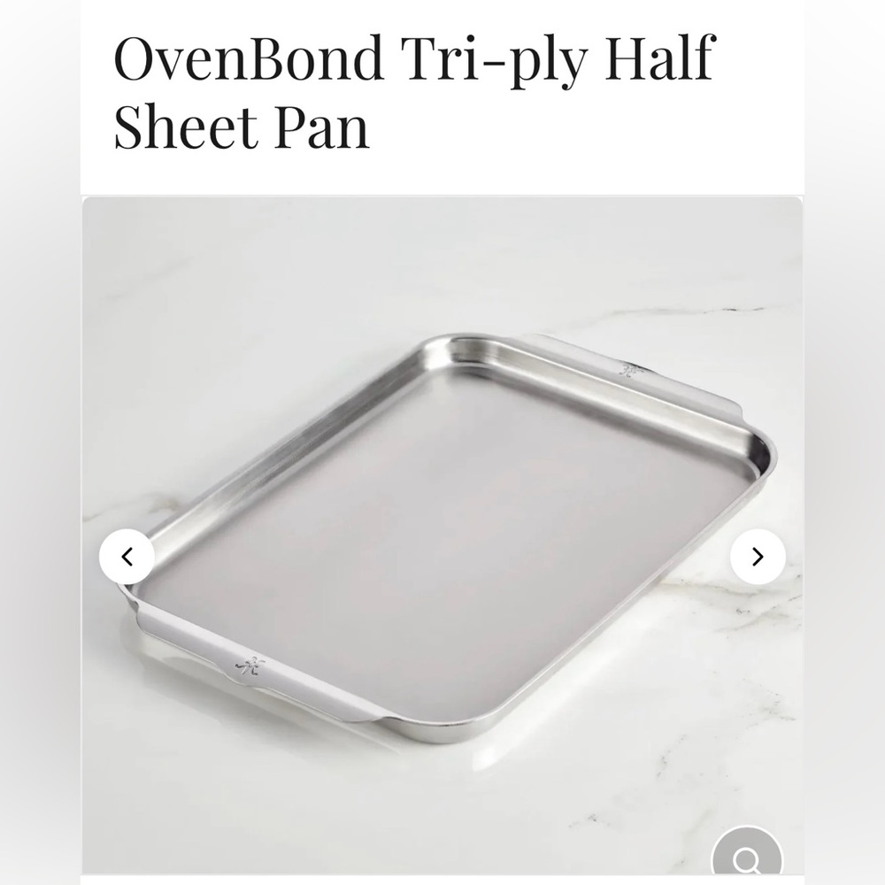 OvenBond Tri-ply Half Sheet Pan and Roasting Rack